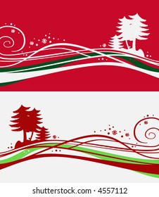 Pine trees red design - others: http://www.shutterstock.com/lightboxes.mhtml?lightbox_id=498967