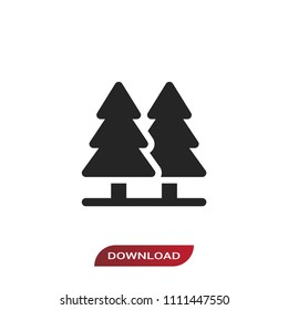 Pine vector icon