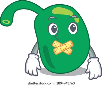 Pineal cartoon character style having strange silent face