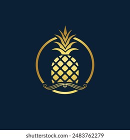 pineapple abstract logo modern style 1