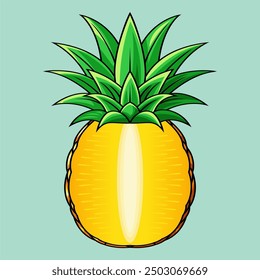 Pineapple (Ananas comosus) is a tropical plant with edible fruit. It is the most economically important plant in the Bromeliaceae family