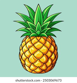 Pineapple (Ananas comosus) is a tropical plant with edible fruit. It is the most economically important plant in the Bromeliaceae family