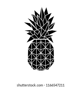 pineapple ananas icon vector per foot