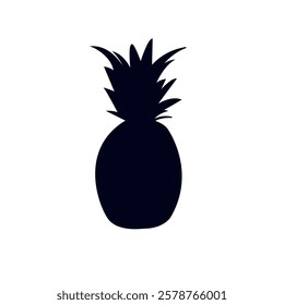 Pineapple ananas vector food symbol fresh fruit illustration