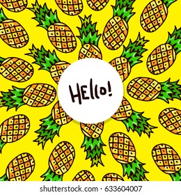 Pineapple background