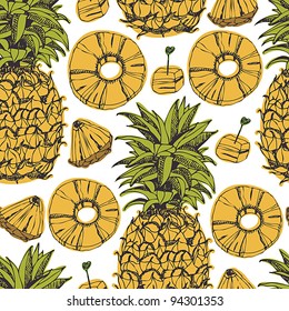 Pineapple background