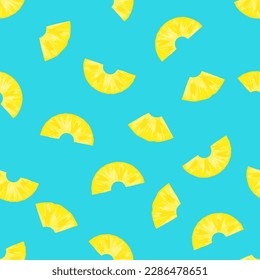 Pineapple Background BG Pattern Seamless Tropical Fruit Summer Wallpaper