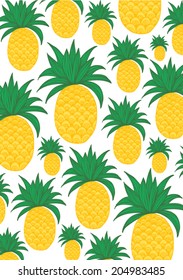 pineapple background vector/illustration