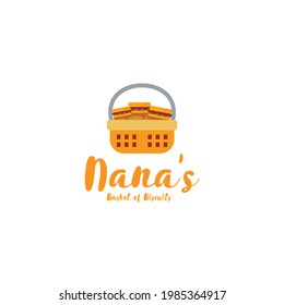 PINEAPPLE basket Of Biscuits logo Design Symbol