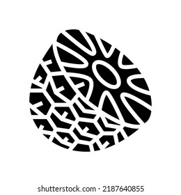 pineapple brown yellow glyph icon vector. pineapple brown yellow sign. isolated symbol illustration