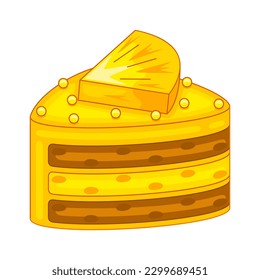 Pineapple Cakes in vector illustration