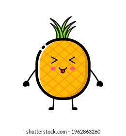a pineapple character wearing sunglasses