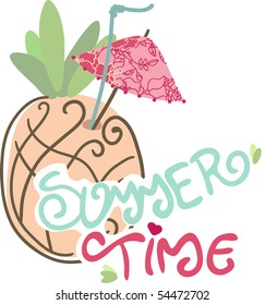 pineapple cocktail - summer time