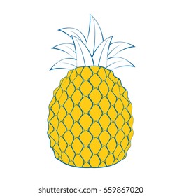 Pineapple delicious fruit