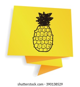 pineapple doodle
