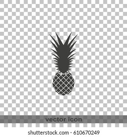Pineapple flat icon.