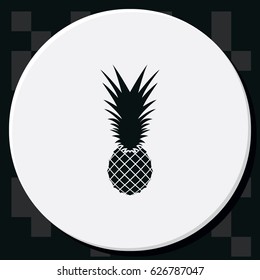 Pineapple flat icon.