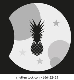 Pineapple flat icon.
