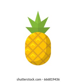 Pineapple Flat Icon