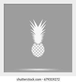 Pineapple flat icon.