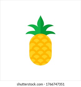 pineapple fruit icon vector design