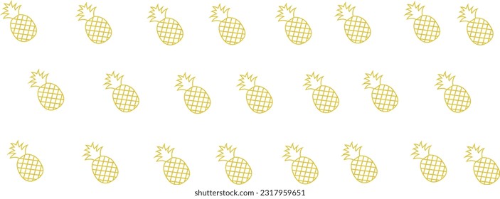 pineapple fruit pattern background suitable for many uses