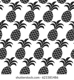 Pineapple Fruit Seamless Background Pattern