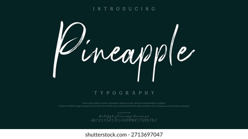 Pineapple is a fun and stylish handwritten font ideal for cheerful and creative designs.