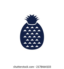 pineapple glyph icon design vector image