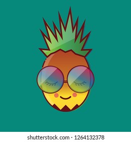 pineapple good character vector