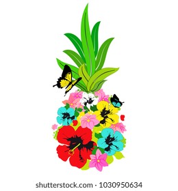ボタニカル パイナップル のイラスト素材 画像 ベクター画像 Shutterstock