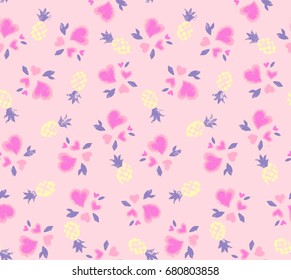 pineapple heart pattern