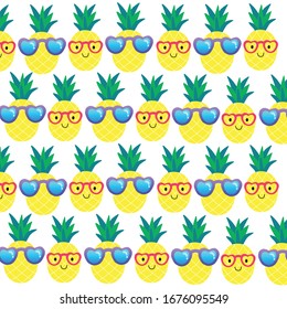 Piña, verano de Adiós, ilustración artística
