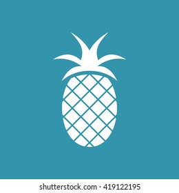 Pineapple Icon. Eps-10.
