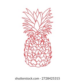 Icono de piña, Piña gratis Victor, Piña gratis Vector-2