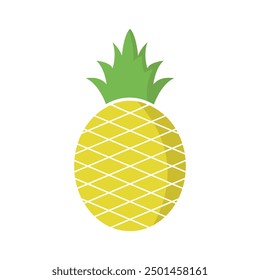 Pineapple icon illustrated on background
