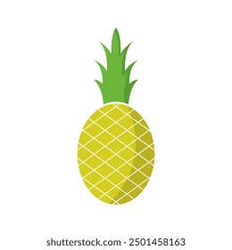 Pineapple icon illustrated on background
