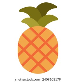 Icono de piña para web, app, infografía, etc