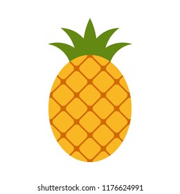 Pineapple icon isolated on white background