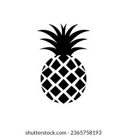 Pineapple icon isolated on white background