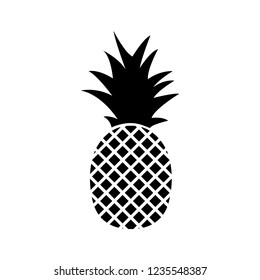 Pineapple icon, logo on white background