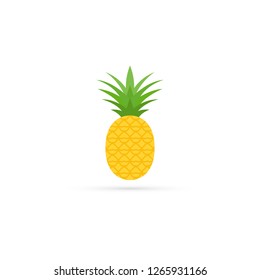 Pineapple icon logo vector illustration
