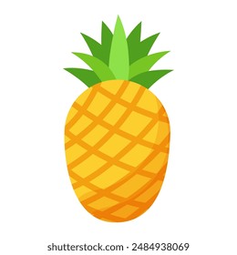 Pineapple icon on white background