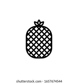 pineapple icon part of fruit and vegetable icons
