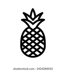 Pineapple icon. sign for mobile concept and web design. vector illustration