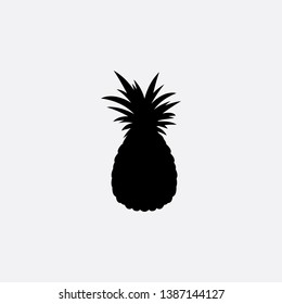 pineapple icon sign signifier vector