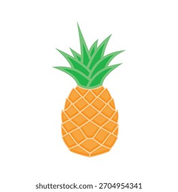 pineapple icon in trendy flat design