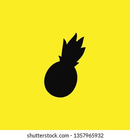 pineapple icon vector