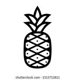 pineapple icon vector design template