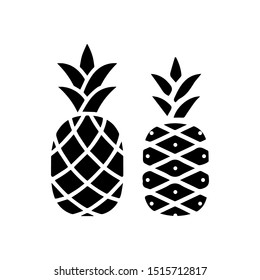 Pineapple Icon Vector Design Template